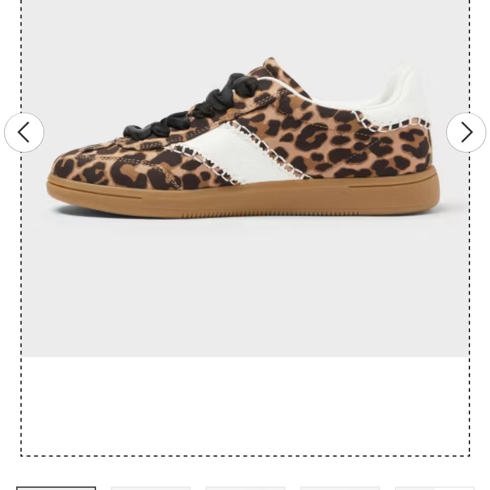 Universal Thread Leopard Print Sneakers with Black Accents NWT - Picture 15 of 16